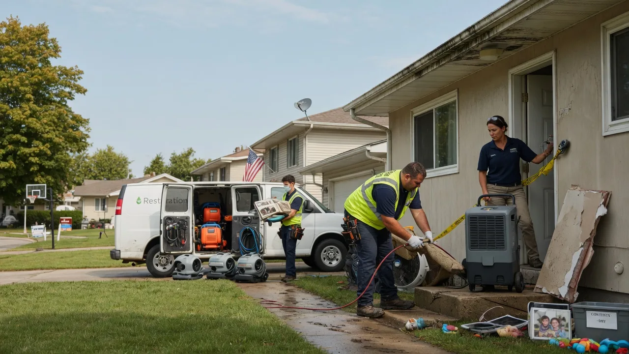 Water Damage Restoration in West Unity, OH near me